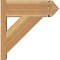 Ekena Millwork Traditional Rough Sawn Arts and Crafts Outlooker, Western Red Cedar, 8"W x 22"D x 22"H OUT08X22X22TRA03RWR - alternate 4